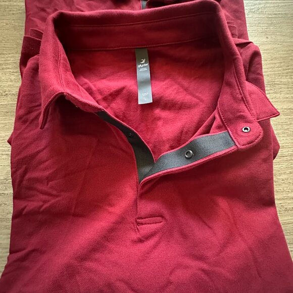 Glyder Men's Cardinal Eagle Pique Polo size L - Picture 9 of 9